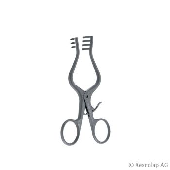 SUSI Wundspreizer Weitlaner, 3 x 4 Zähne 13 cm