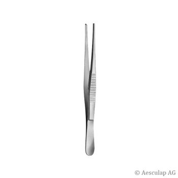 chir. Pinzette standard, 1 x 2 Zähne, 14