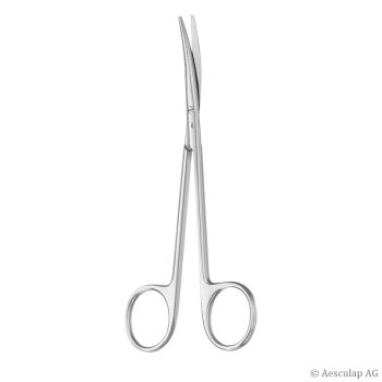 Präparierschere Metzenbaum fein, gebogen 14.5 cm