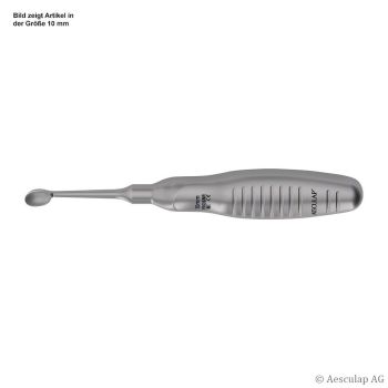 VOLKMANN scharfer Löffel, gerade, 180 mm