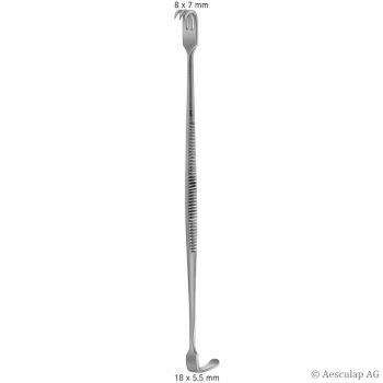 Wundhaken Senn-Miller, 8 x 7 mm