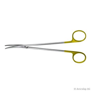 DUROTIP Präparierschere Metzenbaum, gebogen