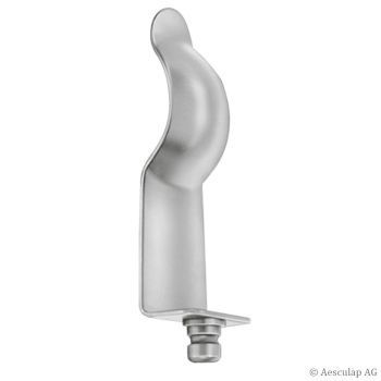 Rektumblätter, 70 x 22 mm, mit Kugelschnellverschluss