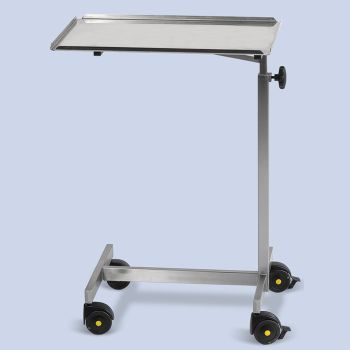 Instrumententisch mit 4 Rollen