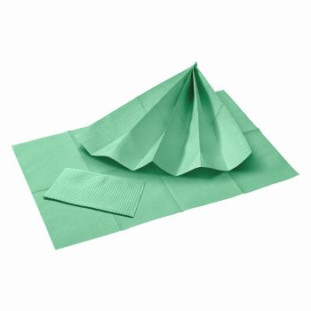 Patientenservietten, emerald green, 33 x 45 cm