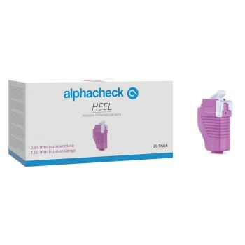 alphacheck HEEL Inzisions-Sicherheits- lanzetten 0