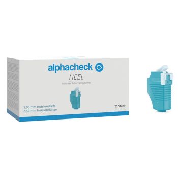 alphacheck HEEL Inzisions-Sicherheits- lanzetten 1