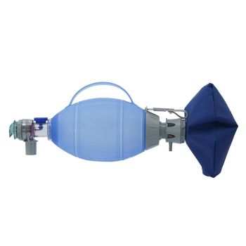 AMBU Oval Plus Silikon-Beatmungsbeutel für Erwachsene mit Gesichtsmaske Gr. 5