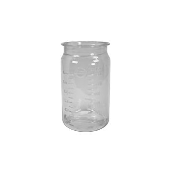 Sekretbehälter 1,5 Ltr. (PC) mit Skalierung