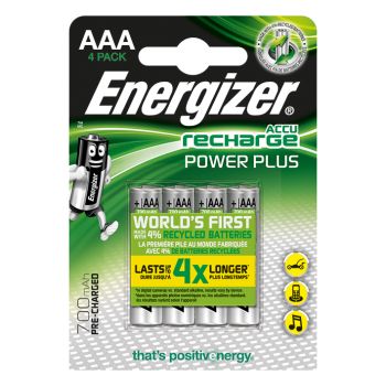Energizer NiMH Akkumulatoren Power Plus Micro AAA HR03 1