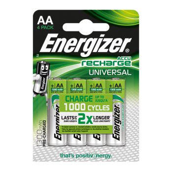 Energizer NiMH Akkumulatoren Universal Mignon AA HR6 1