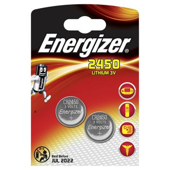 Energizer Batterie Typ CR2450, 3 V (2er-Pack.)