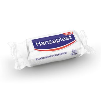 Hansaplast Fixierbinde weiß, 8 cm x 4 m 0