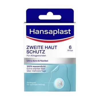 Hansaplast Zweite Haut Schutz, Hydrokolloid-Pflaster (6 Stck.)