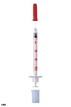 BD Micro-Fine+ Insulinspritzen 0,5 ml, U-40