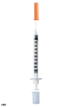 BD Micro-Fine+ Insulinspritzen 1 ml