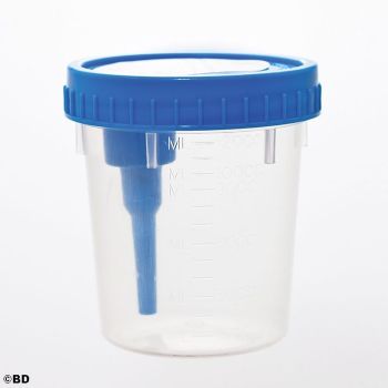 BD Vacutainer Urinbecher aus PP mit Transfereinheit 120 ml (200 Stck.)