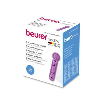 Beurer Soft touch Lanzetten steril 33 G, (4 x 25 Stck.)
