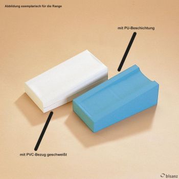 Injektionskissen creme, geschweißt 45 cm lang