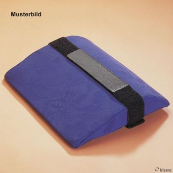 Lendenkissen mit Fixierung anthrazit, Micronarabezug