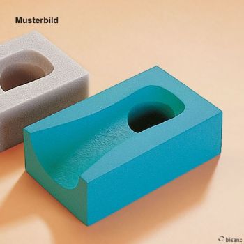 Fersenstütze mit PU-Beschichtung gelb, 25 x 15 x 8 cm