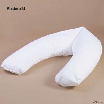 U-Form-Lagerungskissen 180 cm x 30 cm Polystyrolkugelfüllung