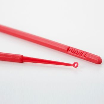 Einmal-Kunststoff-Ohrküretten Angle