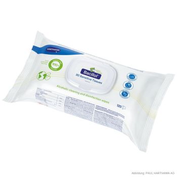 Bacillol 30 Sensitive Green Tissues Flächendesinfektionstücher (120 Stck.)