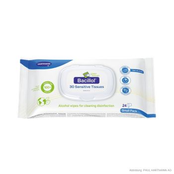 Bacillol 30 Sensitive Green Tissues Flächendesinfektionstücher (24 Stck.)