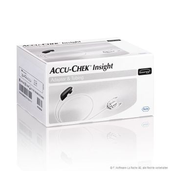 Accu-Chek Insight Adapter mit Schlauch, 100 cm (10 Stck.)