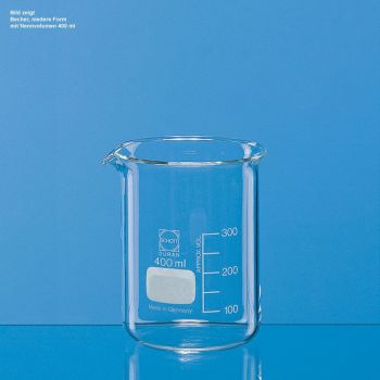 Becher, niedere Form, Boro 3.3, 250 ml