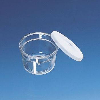 Dose, PS, mit Schnappdeckel, PE-LD, konische Form