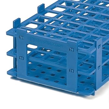 Reagenzglasgestell, PP, blau