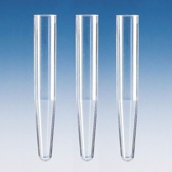Sedimentierröhrchen, PS, 16 x 105 mm, mit konischem Unterteil