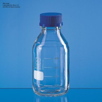 Laborflasche, Boro 3.3, 250 ml, mit Teilung