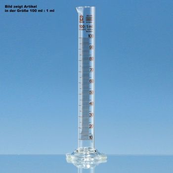 Messzylinder, hohe Form, SILBERBRAND-ETERNA