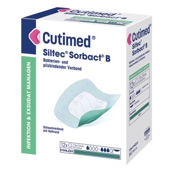 Cutimed Siltec Sorbact B Schaumverband 7