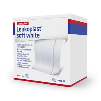 Leukoplast soft white Wundschnellverband 5 m x 8 cm