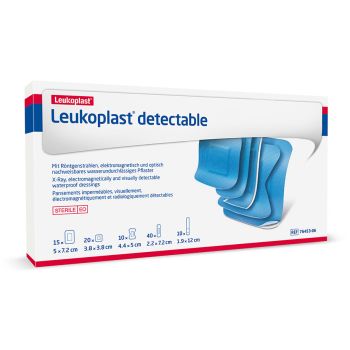 Leukoplast detectable, Mischpackung mit 5 Pflastergrößen (95 Stck.)