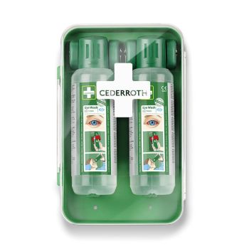 Cederroth Eye Wash Cabinet inkl. 2 x 500 ml Augendusche