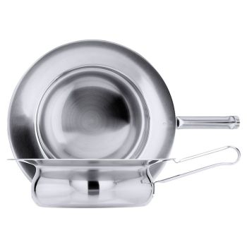 Stechbecken mit Flachgriff für Erwachsene