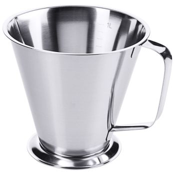 Messbecher mit Fuß, 1,0 Ltr., Höhe 14 cm 0