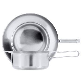 Stechbecken mit Flachgriff für Erwachsene