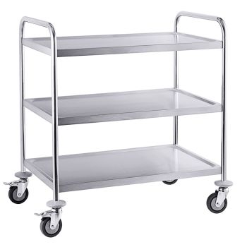 Servierwagen, mit 3 Böden, 83 x 51 x 94 cm