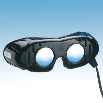 Nystagmusbrille nach Frenzel mit festen Gläsern