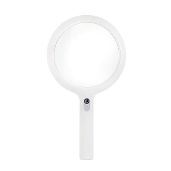 LED-Handlupenleuchte reinweiß OPTICLUX Hand 10-2 UV Bundle