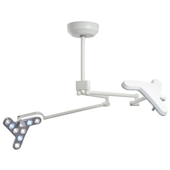 LED-Behandlungsleuchte TRIANGO Fokus 130-3 C Duo Deckenmodell