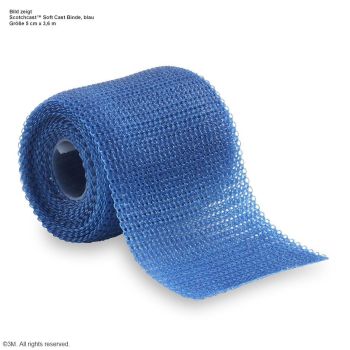 3M Scotchcast Soft Cast Stützverband, blau