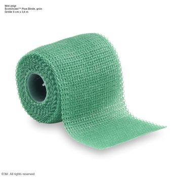 3M Scotchcast Plus-Binden grün 5 cm x 3