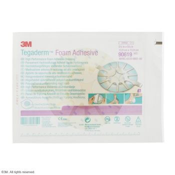 3M Tegaderm Foam Adhesive Schaumverband rund